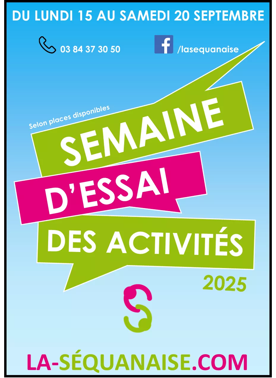 Semaine d'essai des activités