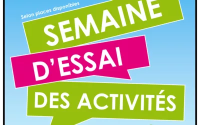 Semaine d'essai des activités