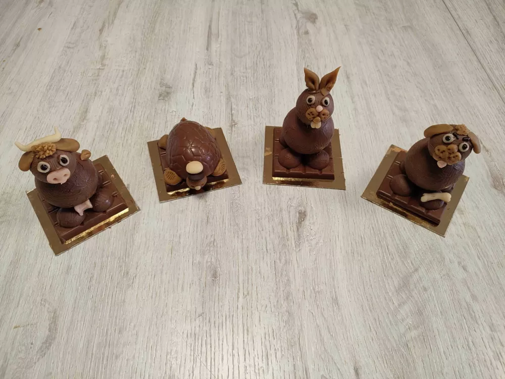 Atelier Pâtisserie _Montage chocolat de Pâques
