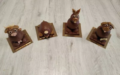 Atelier Pâtisserie _Montage chocolat de Pâques