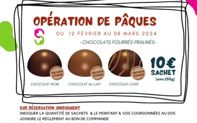 Opération Chocolats de Pâques